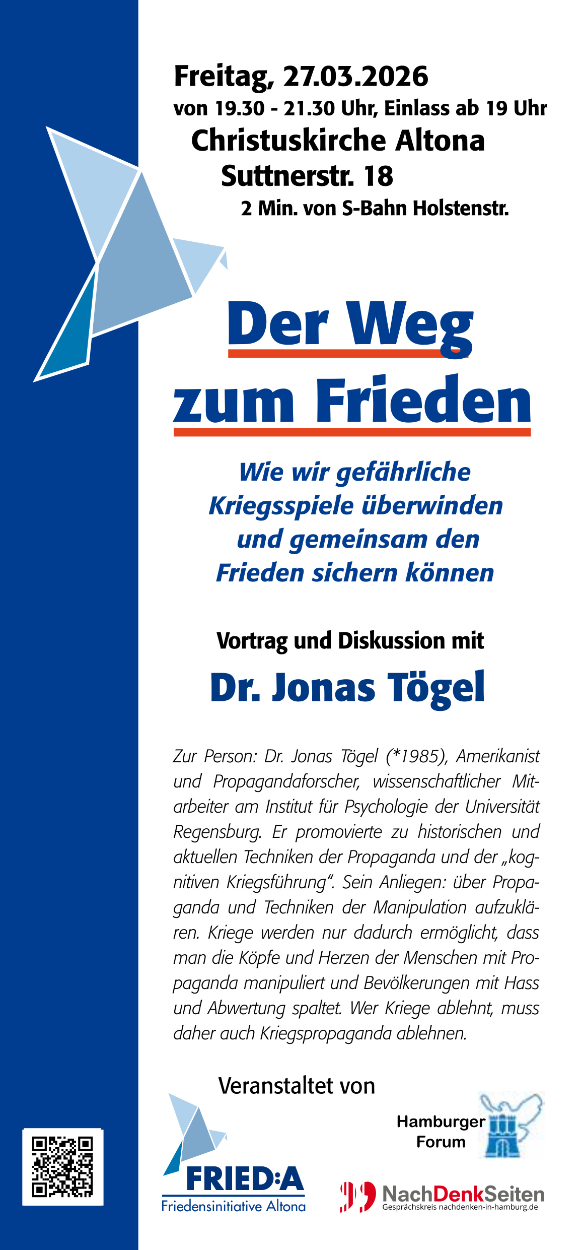 Wie wir gefährliche Kriegsspiele überwinden und gemeinsam den Frieden sichern können